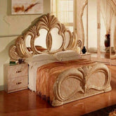 Trueliving  Floating Dark bed Laminated Finish & PU Finish 6Ft *6Ft *1Ft